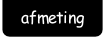 afmeting.