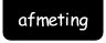 afmeting.