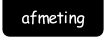 afmeting.